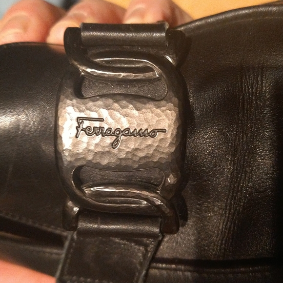 Black Ferragamo Loafers Excellent Condition size 6 to 7? - Picture 11 of 11